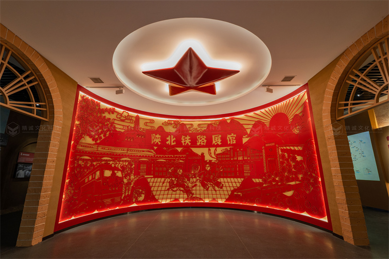 鐵路行業成人抖音网站施工-陝北鐵路展館案例展示