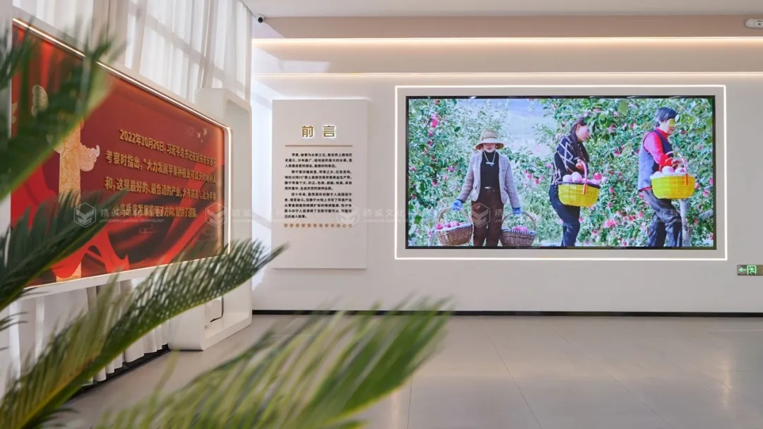 蘋果展廳設計施工-甘肅靜寧蘋果蘋果科創館